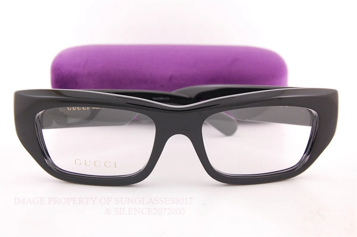 Brand New GUCCI Eyeglass Frames GG 1297/O 001 Black For Men 53mm 2