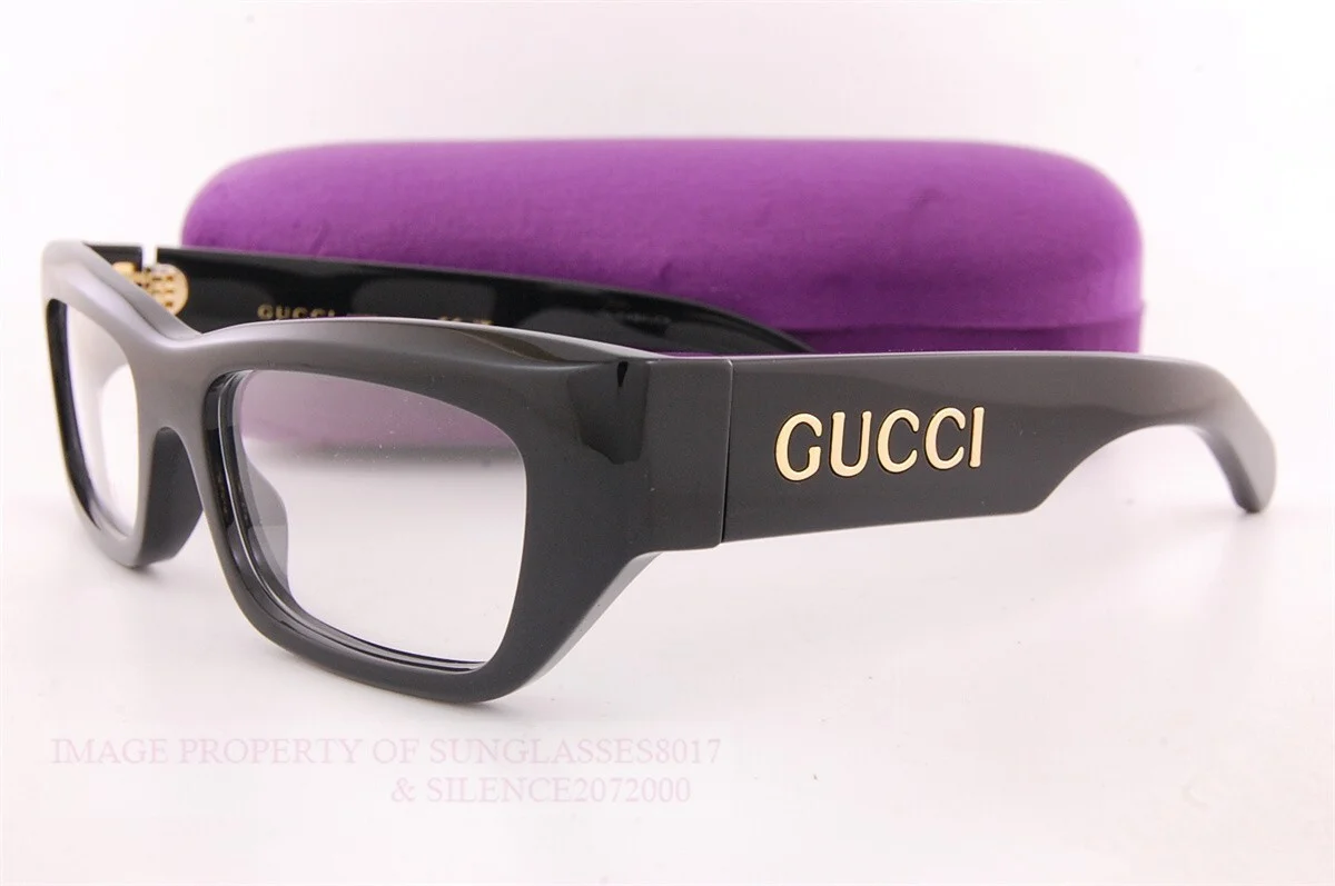 Brand New GUCCI Eyeglass Frames GG 1297/O 001 Black For Men 53mm 4