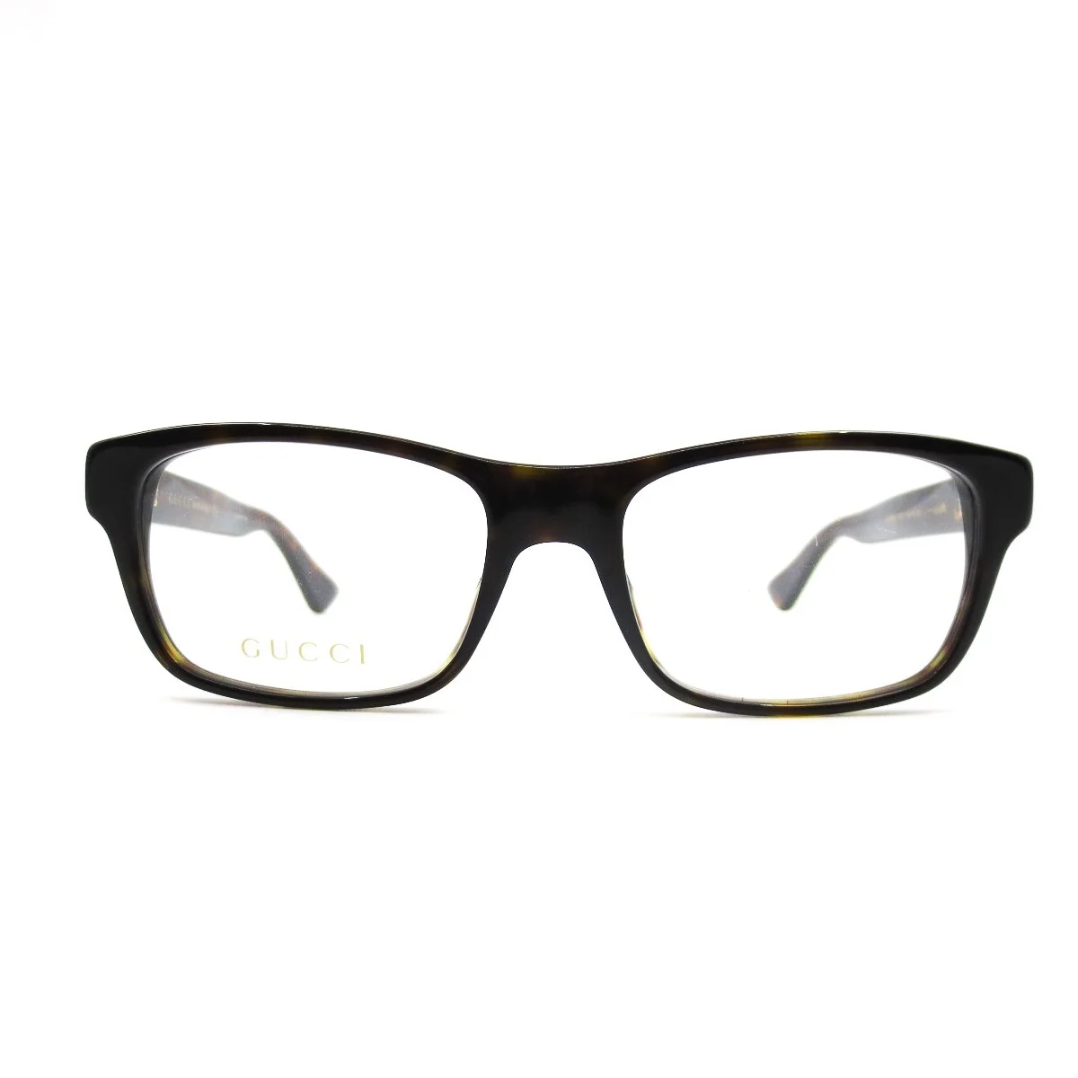 Gucci GG0006O 009 Eyeglasses Mens brown tortoise Rectangle 53-18-145 mm