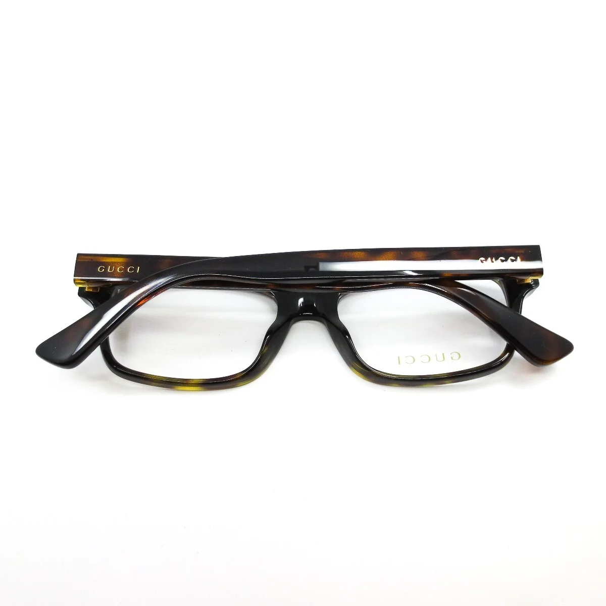 Gucci GG0006O 009 Eyeglasses Mens brown tortoise Rectangle 53-18-145 mm 2