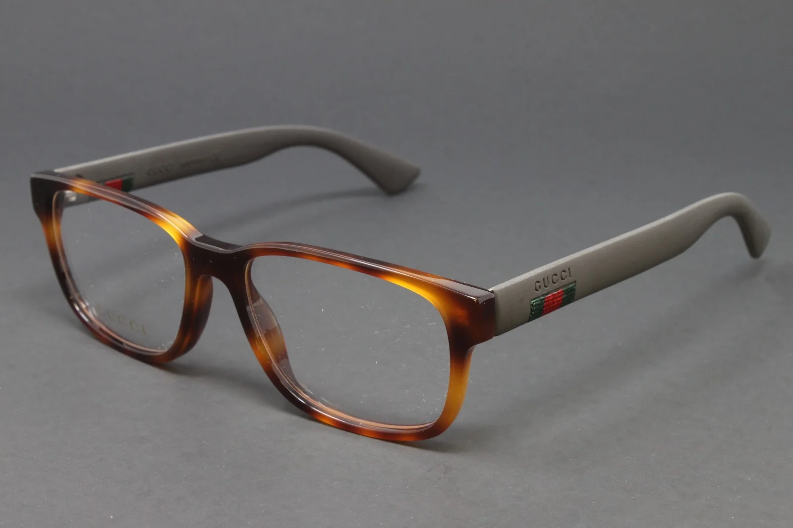 Gucci GG0006O 009 Eyeglasses Mens brown tortoise Rectangle 53-18-145 mm 4