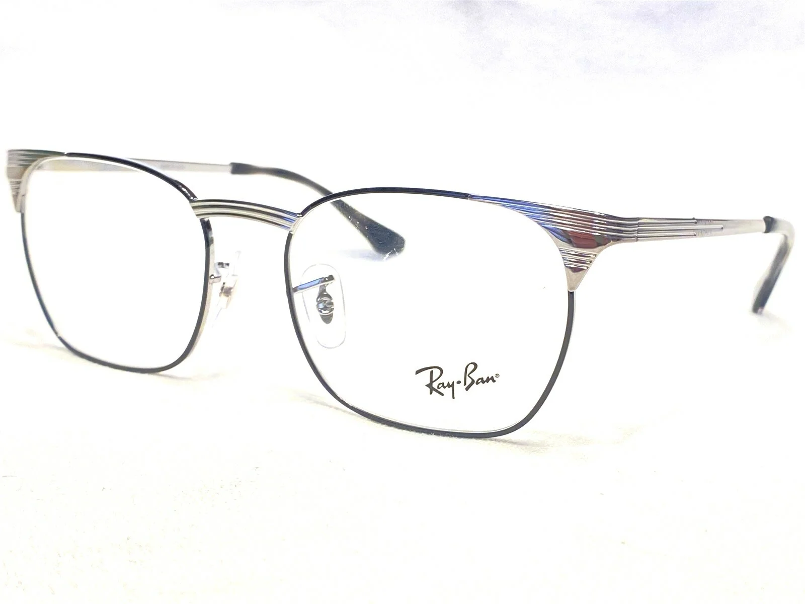 NEW Ray Ban Signet RB6386 2901 Mens Black/Gunmetal Pilot Eyeglasses Frames 53mm