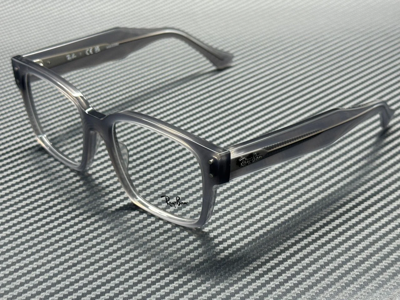 Ray-Ban ORX7227 2000 Black Round Unisex Eyeglasses 53-21-145 3