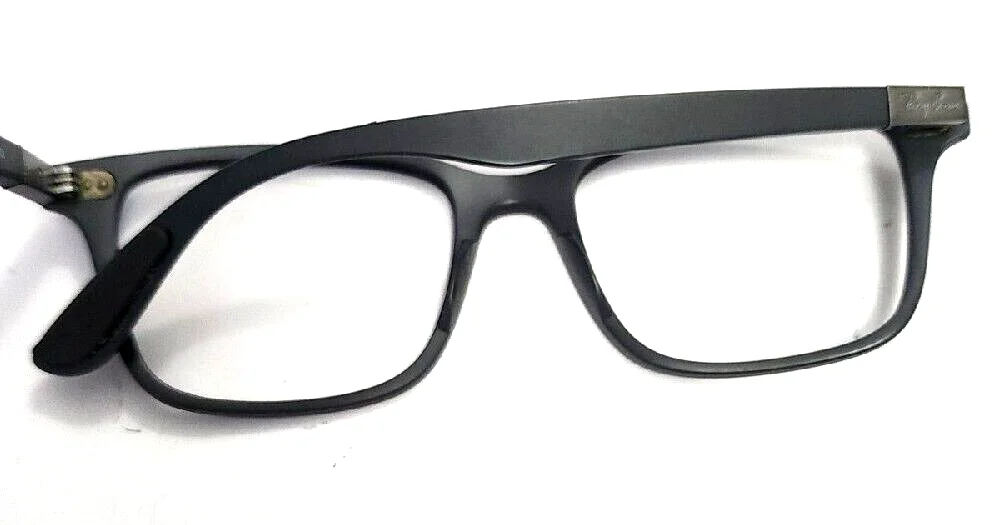 Ray Ban RB7144 5521 Gray Square Eyeglasses Frames 53-16 150 4