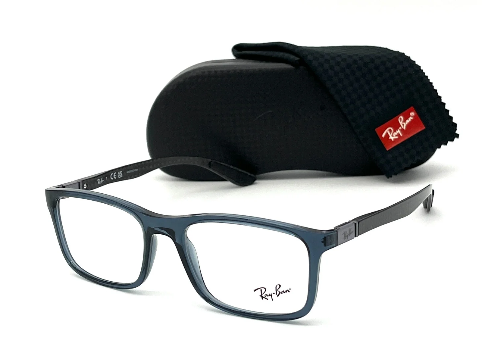 Ray Ban RX8908 5719 Transparent Blue / Demo Lens 53mm Eyeglasses RB8908