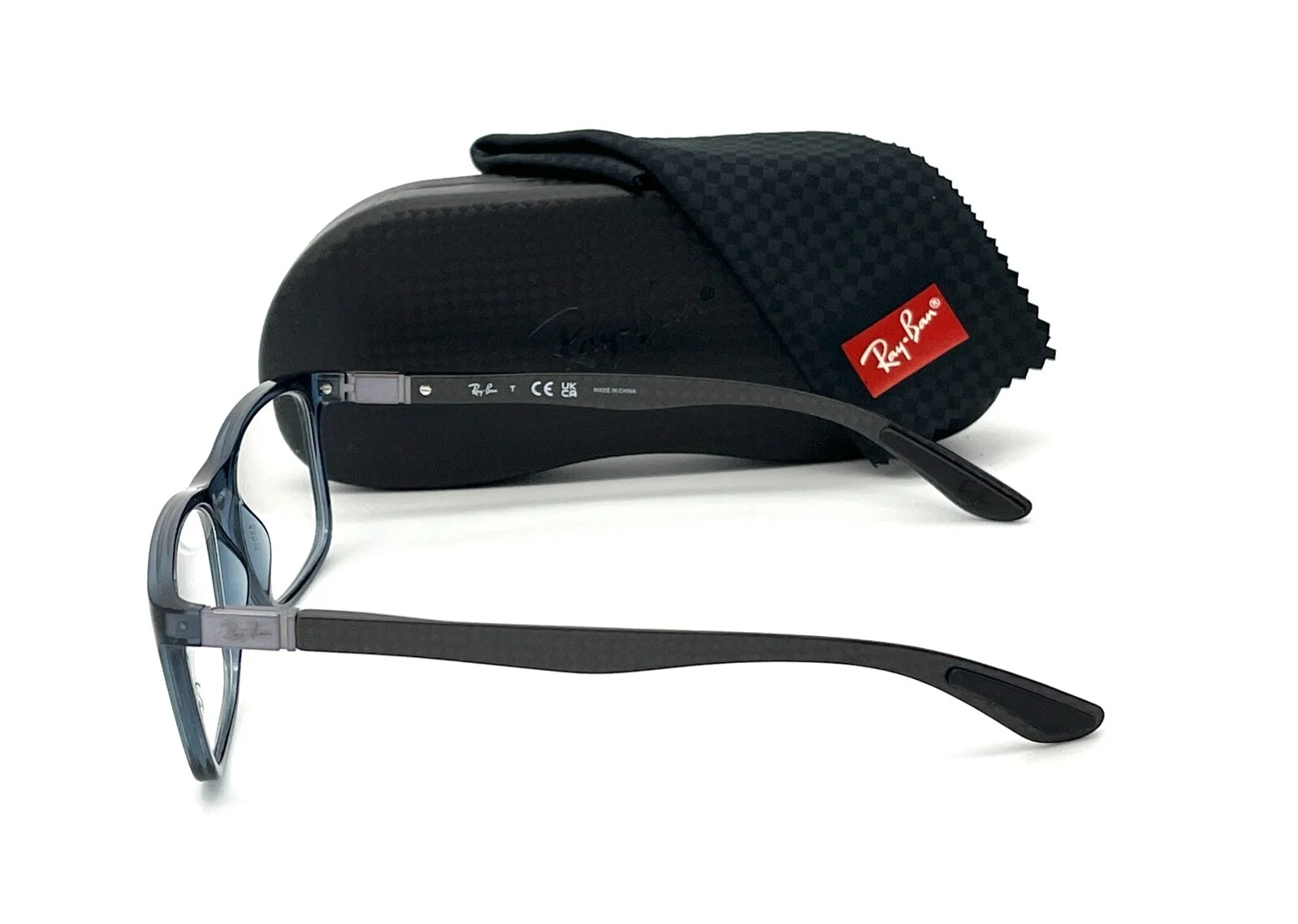 Ray Ban RX8908 5719 Transparent Blue / Demo Lens 53mm Eyeglasses RB8908 3